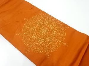 リサイクル　華紋刺繍袋帯